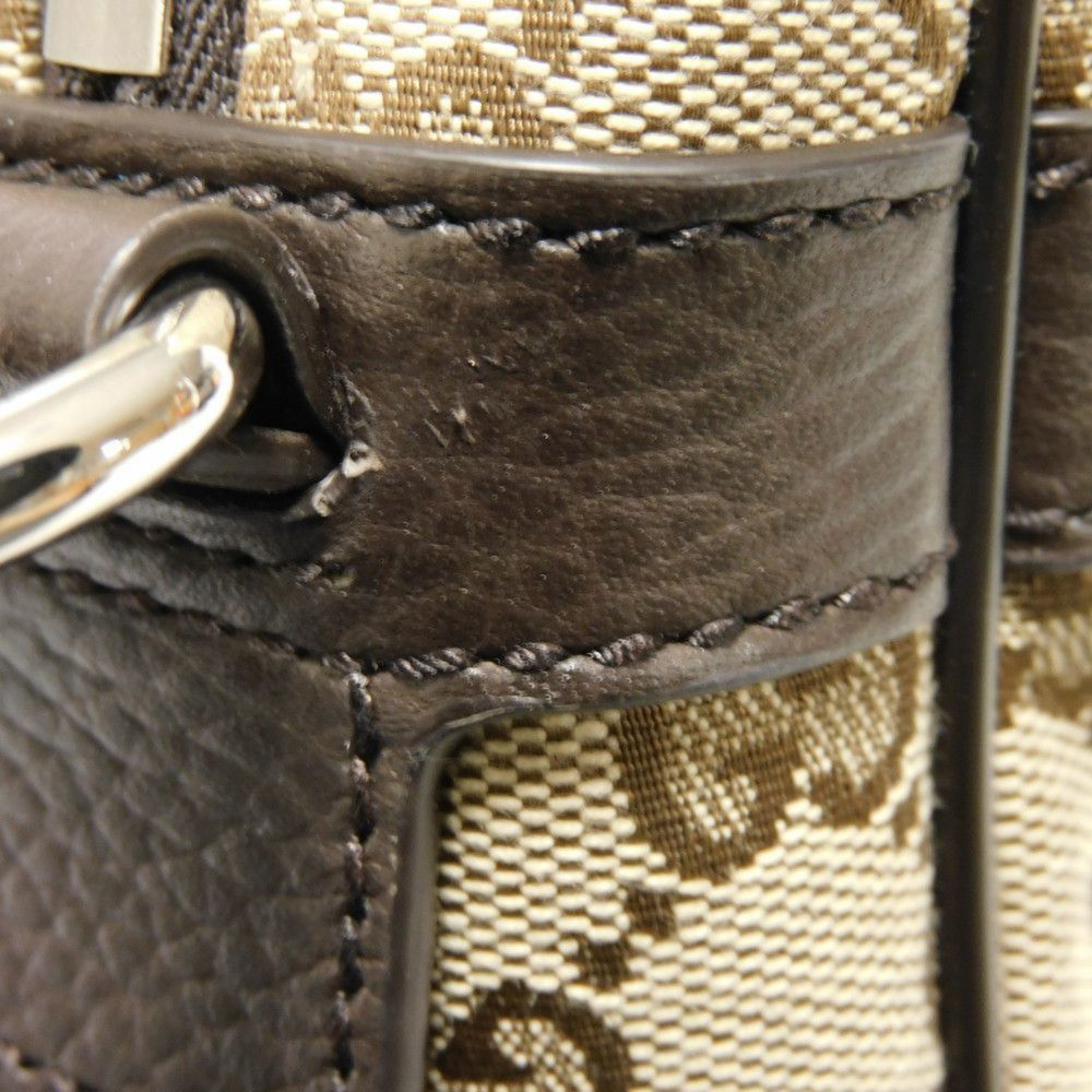 GUCCI Authentic Cream Canvas Shoulder Bag - Picture 16 of 16